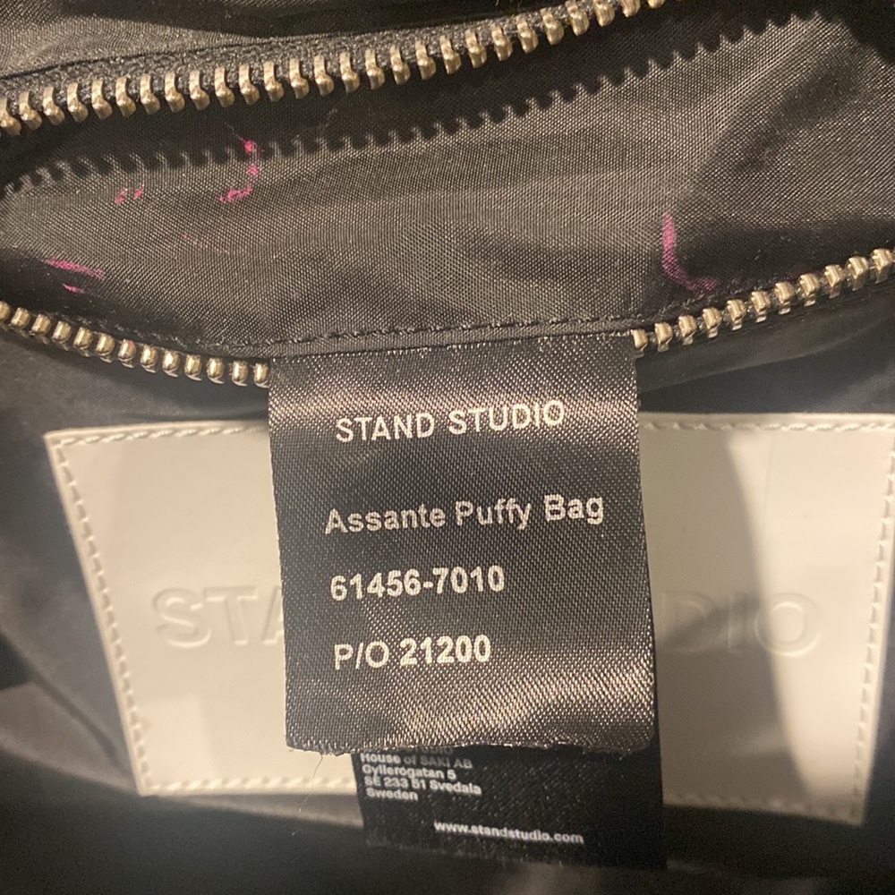 STAUD STUDIO Assante puffy black bag - Picture 5 of 9